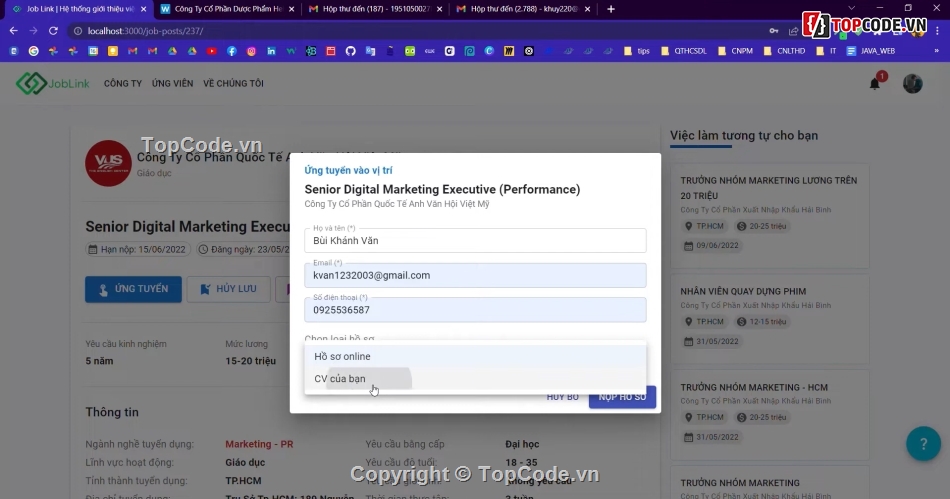 tuyển dụng,website tuyển dụng,code tuyển dụng,code web tuyển dụng